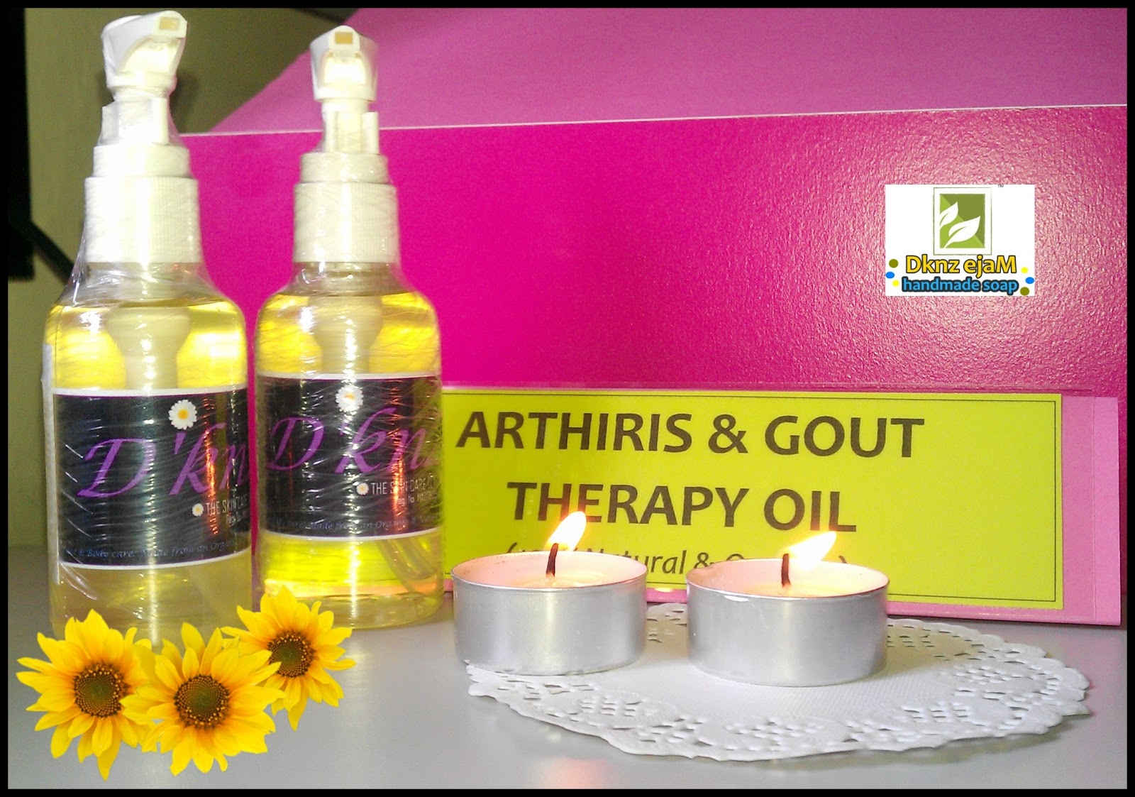 EJam handmade soap ARTHRITIS & GOUT THERAPEUTIC RUBBING OIL