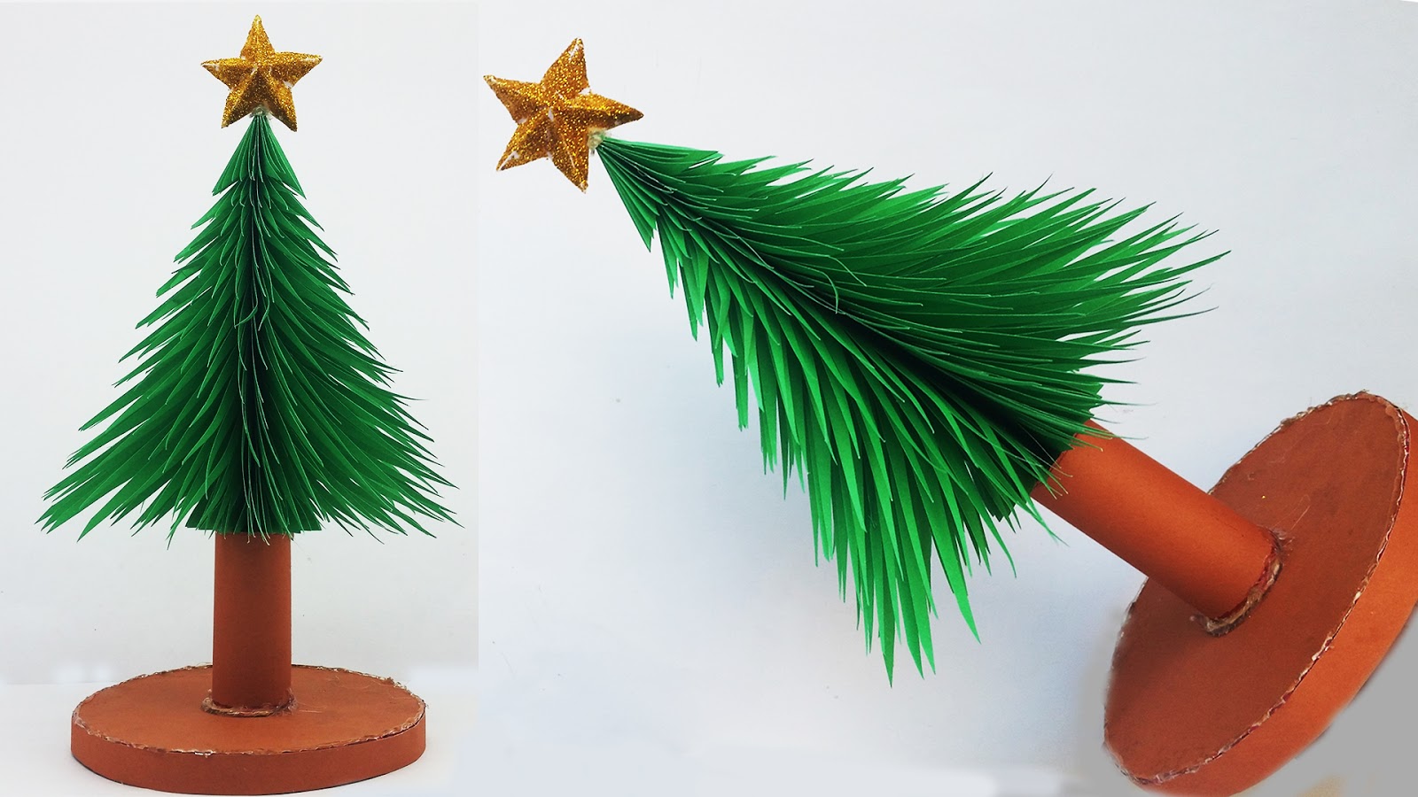 Colors Paper DIY Paper Christmas Tree How to make 3D Christmas Tree