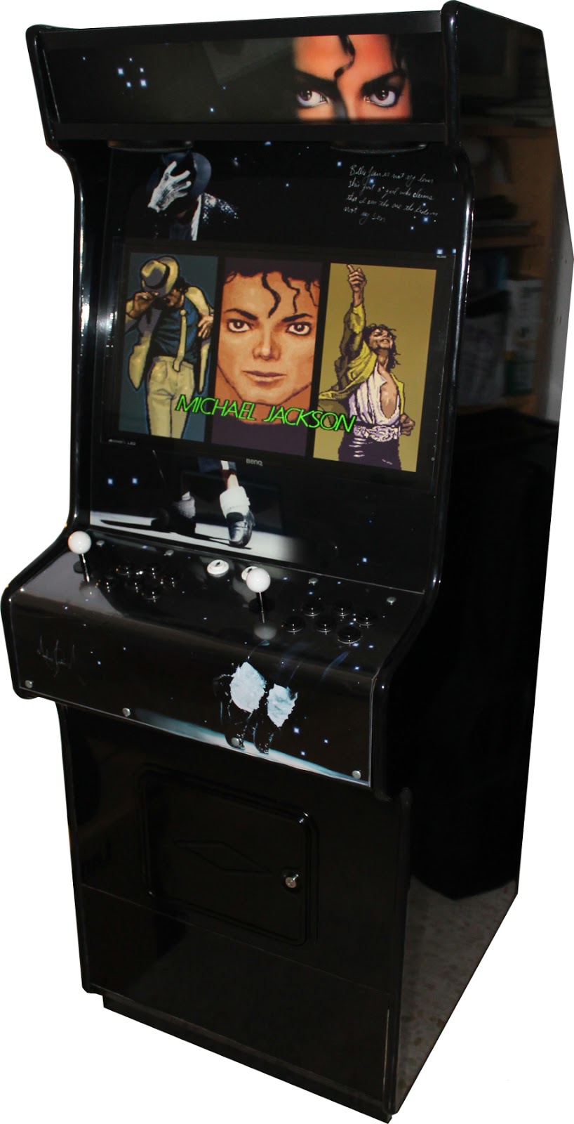 Michael Jackson's Billie Jean arcade cabinet