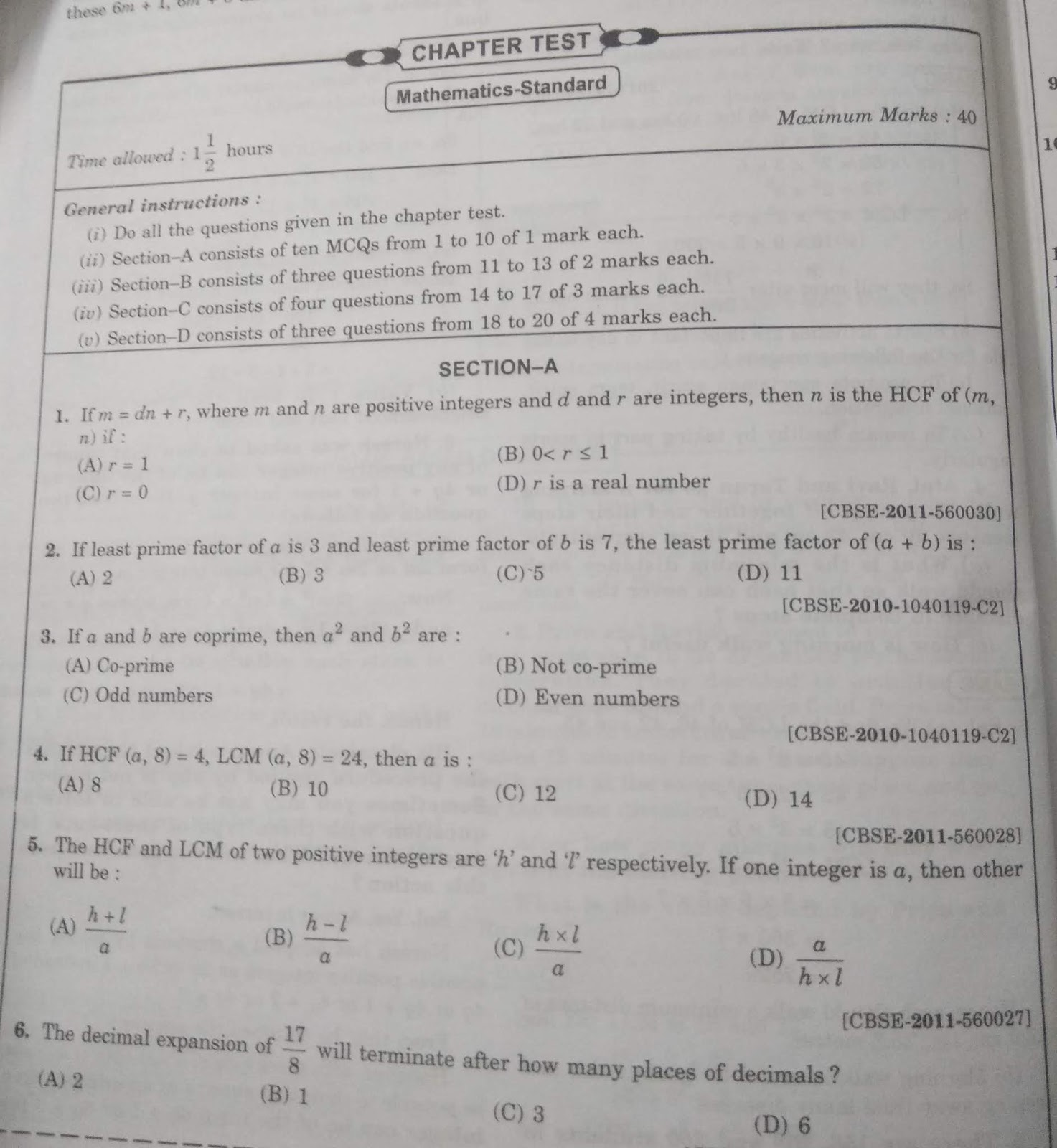 APS, Golconda Priyanka Gupta CLASS 10 / STANDARD MATHS / real