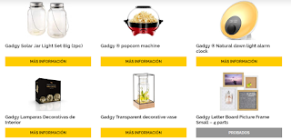 Prueba Gadgy sus luces, máquina de palomitas o despertador