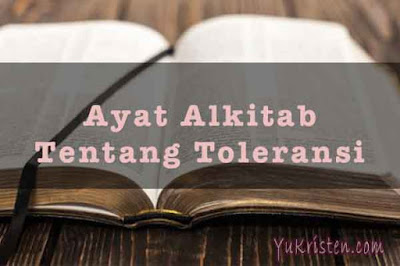 ayat alkitab tentang toleransi