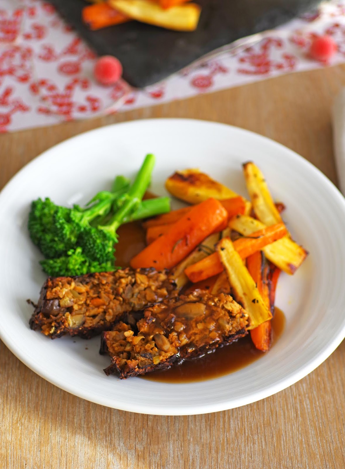 Mushroom Tempeh Nut Roast Euphoric Vegan