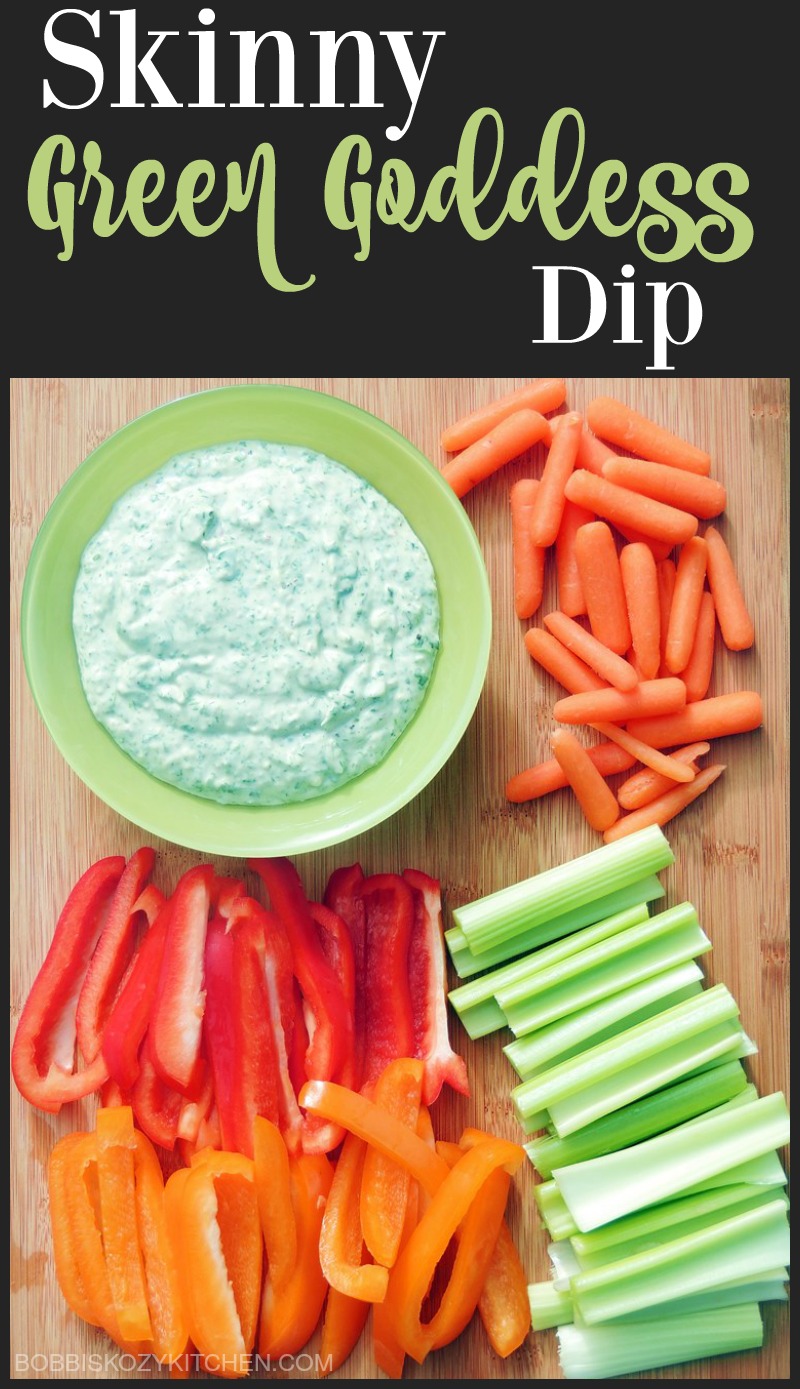 Skinny Green Goddess Dip | Bobbi's Kozy Kitchen