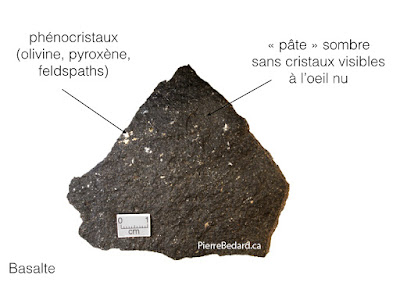 svtOlycée: Le basalte : une roche magmatique et volcanique de la croûte ...