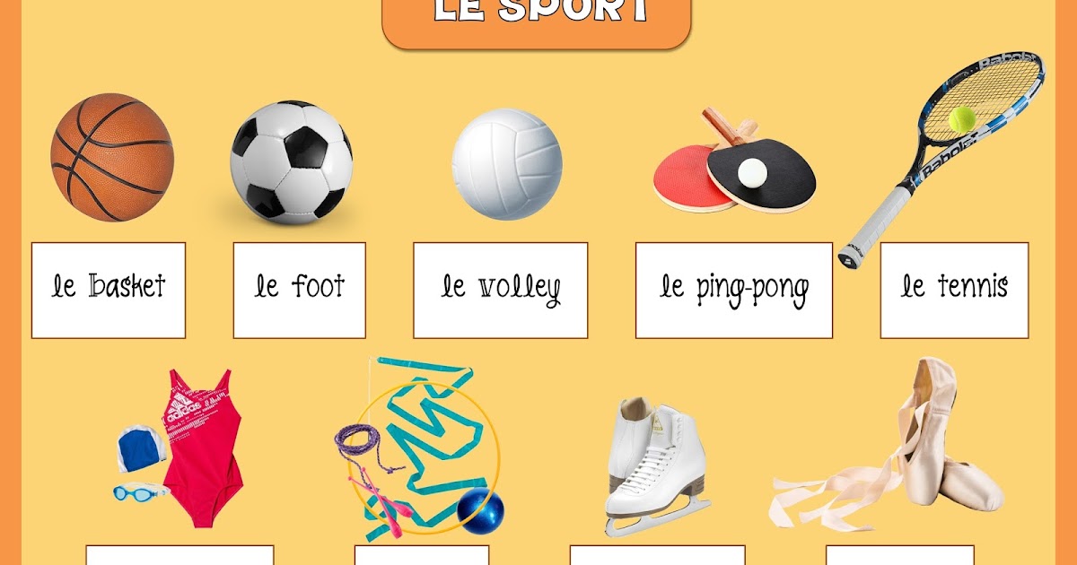 Notre blog de français Le sport vocabulaire Notre blog de français Le sport vocabulaire