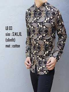 model baju batik pria casual