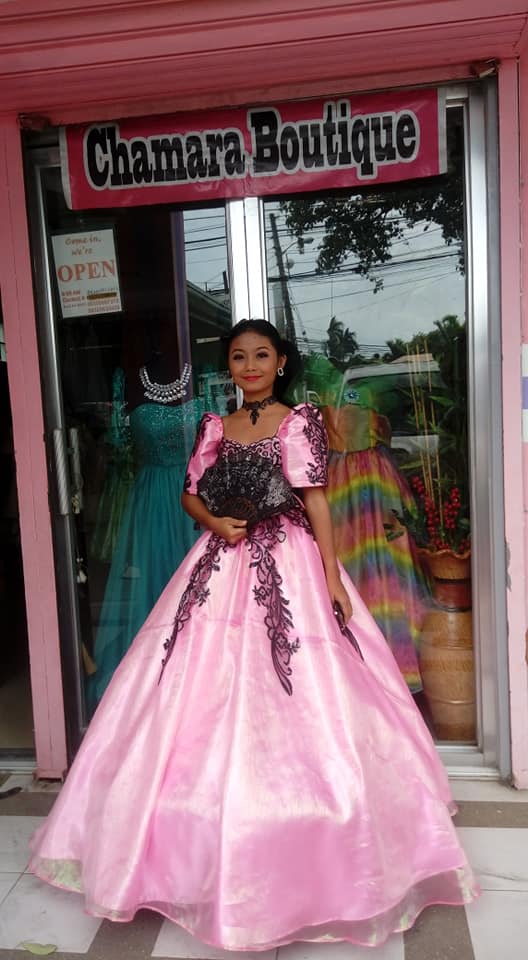 pink filipiniana gown