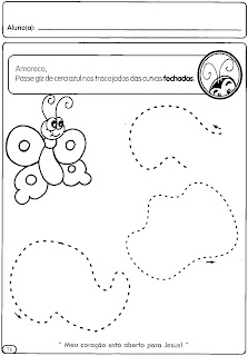 atividade pontilhada para maternal