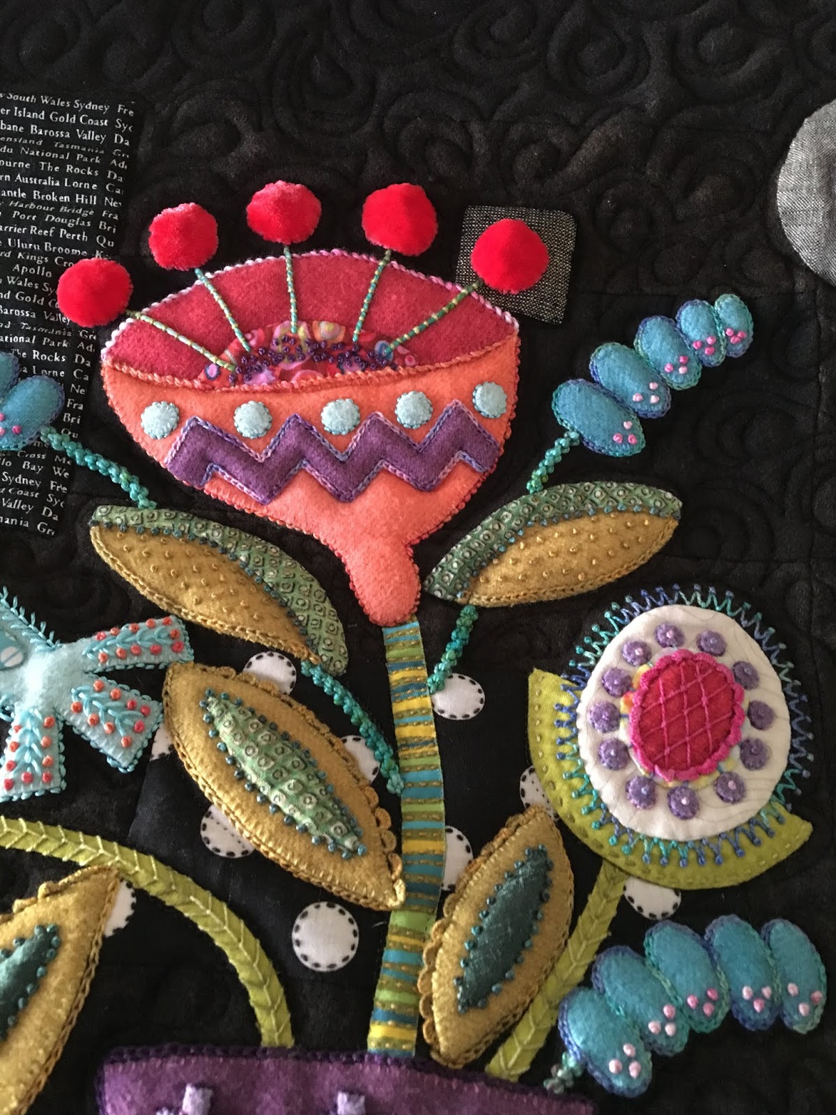 Grass Roots Quilting Sue Spargo Fresh Cut Block of the Month BOM