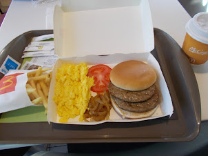 Lavish "South African Breakfast" at "McDonalds'