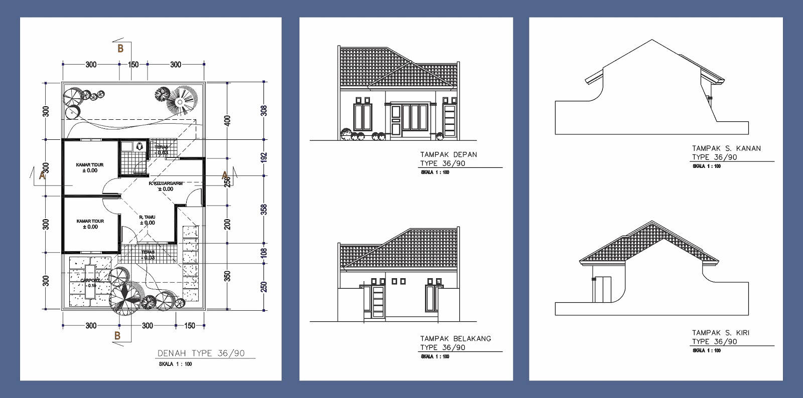 Desain Pengembangan Rumah Minimalis Type 36 [2017]