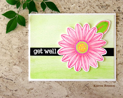 Embossed Get Well Card