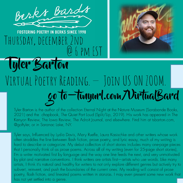 Poet Tyler Barton