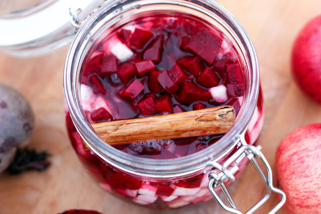 Lacto-Fermented Cinnamon, Apple & Beetroot