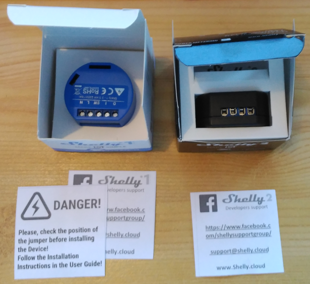 Murkas' Techblog: Shelly 1 & 2