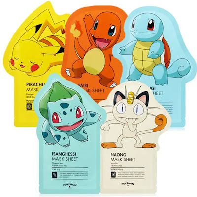 Pokemon skin care mask