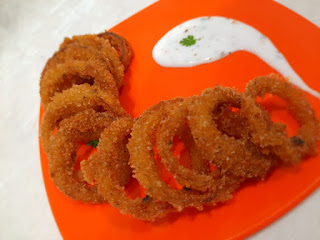 onion rings recipe is popular recipe in western countries.