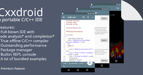 Download CxxDroid C ++ Compiler for Android - SUMBER BELAJAR
