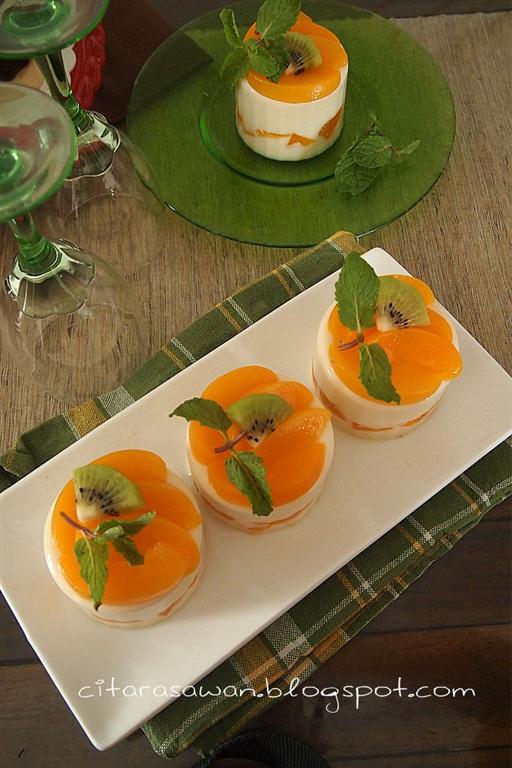 Puding Peach Peach Pudding Resepi Terbaik