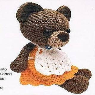 PATRON OSA AMIGURUMI 28374