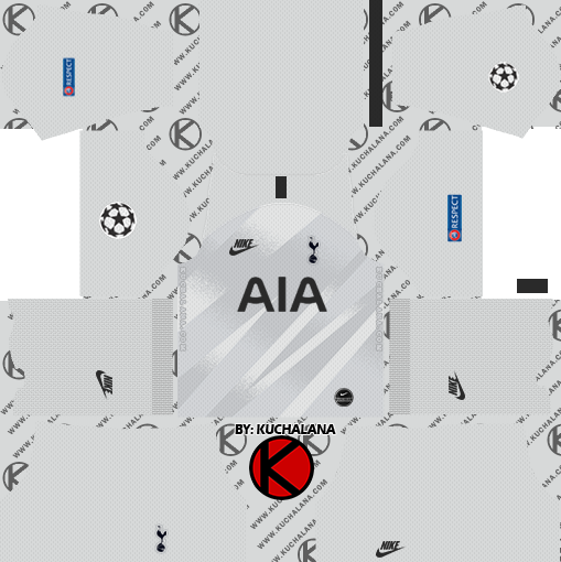 Kits dream league top soccer 2019 tottenham 2020