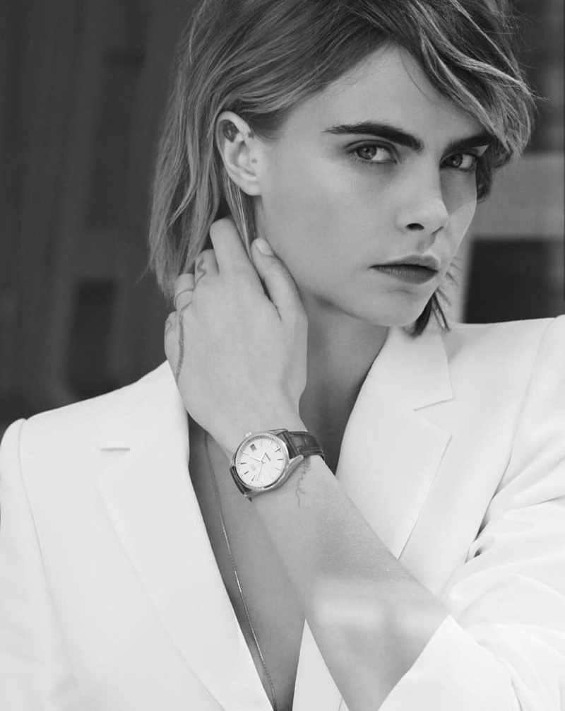 Cara Delevingne stars in the Tag Heuer Carrera Lady Campaign