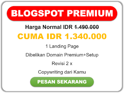 Paket Harga Blogspot Premium