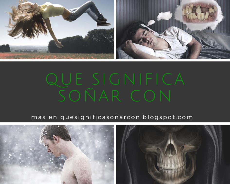 Que significa soñar con...: sueños mas comunes