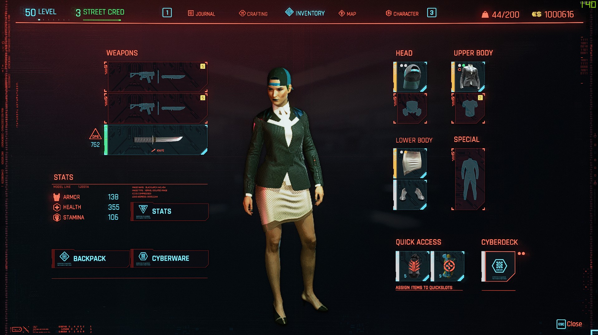 Cyberpunk 2077 Corpo level 50