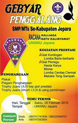 Gebyar Penggalang SMP/Mts Se-Kabupaten Jepara
