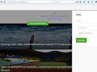 Website pon-peparnas2016jabar.go.id