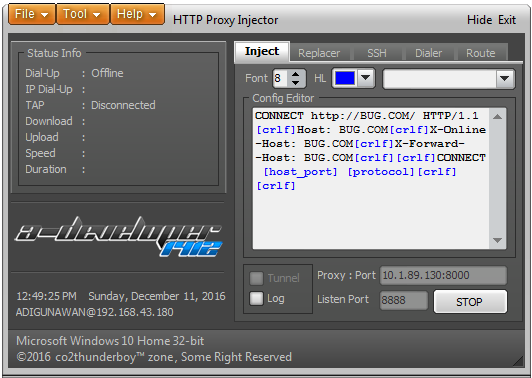 Cara Menggunakan HTTP Proxy Injector