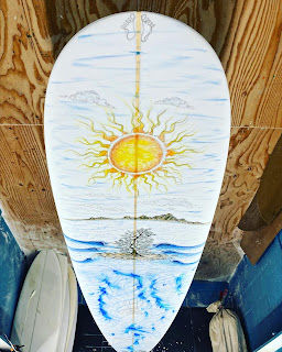 Custom surfboards & art by Paul Carter