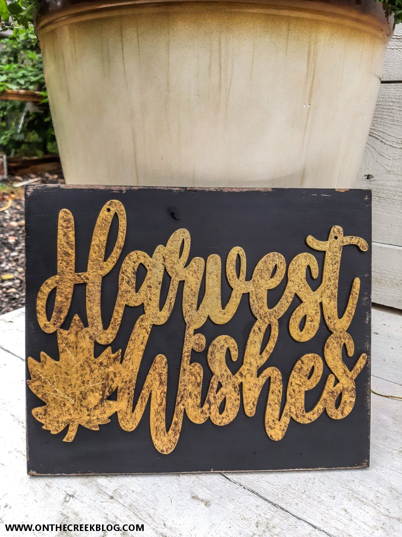 hand painted wooden signs | On The Creek Blog // www.onthecreekblog.com