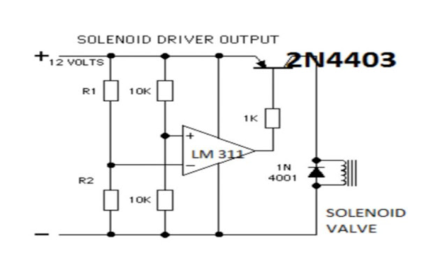 AUTOMATIC IRRIGATION SYSTEM | CIRCUIT DIAGRAM