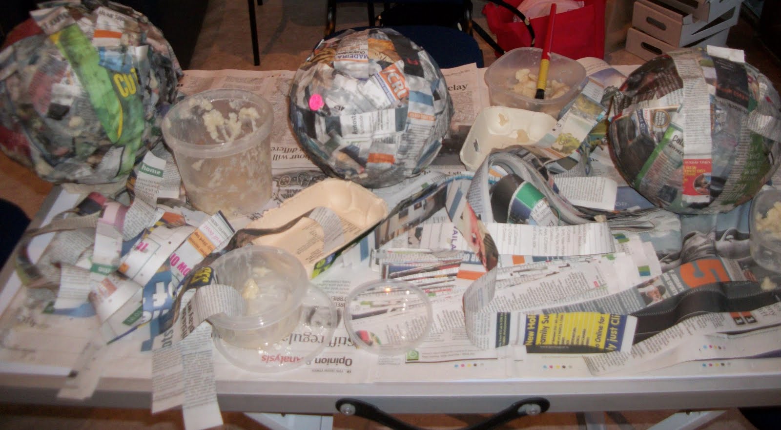 Creating Creative Kids Papier Mache The "Art" of Recycling