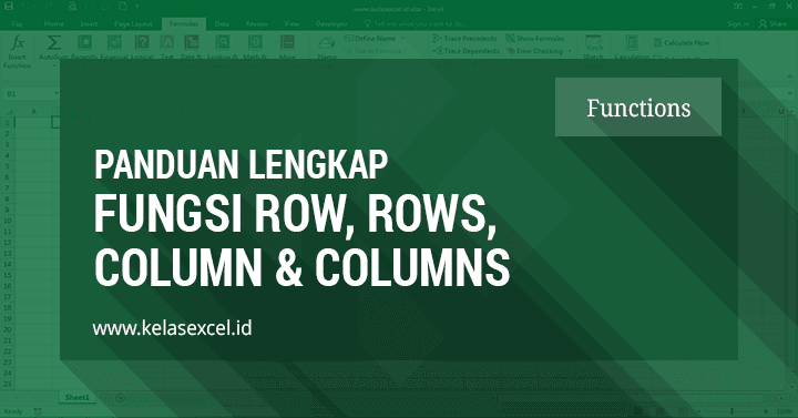 Cara mengetahui Posisi dan Jumlah Baris serta Kolom Sebuah Cell atau Range Data dengan Microsoft Excel Cara mengetahui Posisi dan Jumlah Baris serta Kolom Sebuah Cell atau Range Data dengan Microsoft Excel