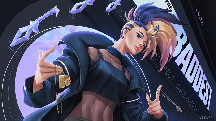 Akali, The Baddest, K/DA, League of Legends, 4K, #7.2658