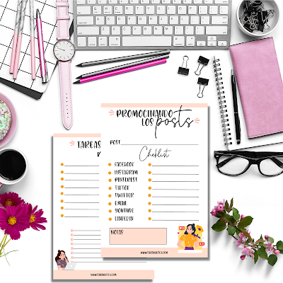 BLOG PLANNER, PLANIFICADOR, PRINT, IMPRIMIR, PDF, ORGANIZAR, OBJETIVOS, POST, ESTADÍSTICAS,