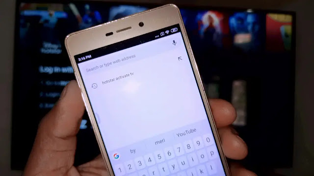 go to browser and search hotstar activation tv Hotstar tv activation