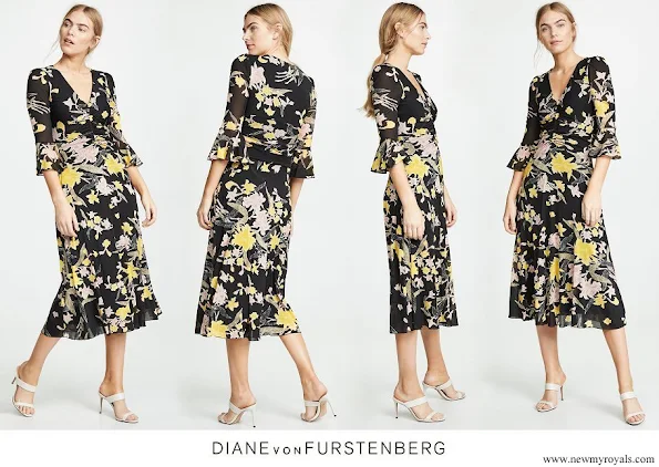 Princess Marie wore Diane von Furstenberg Silas Dress
