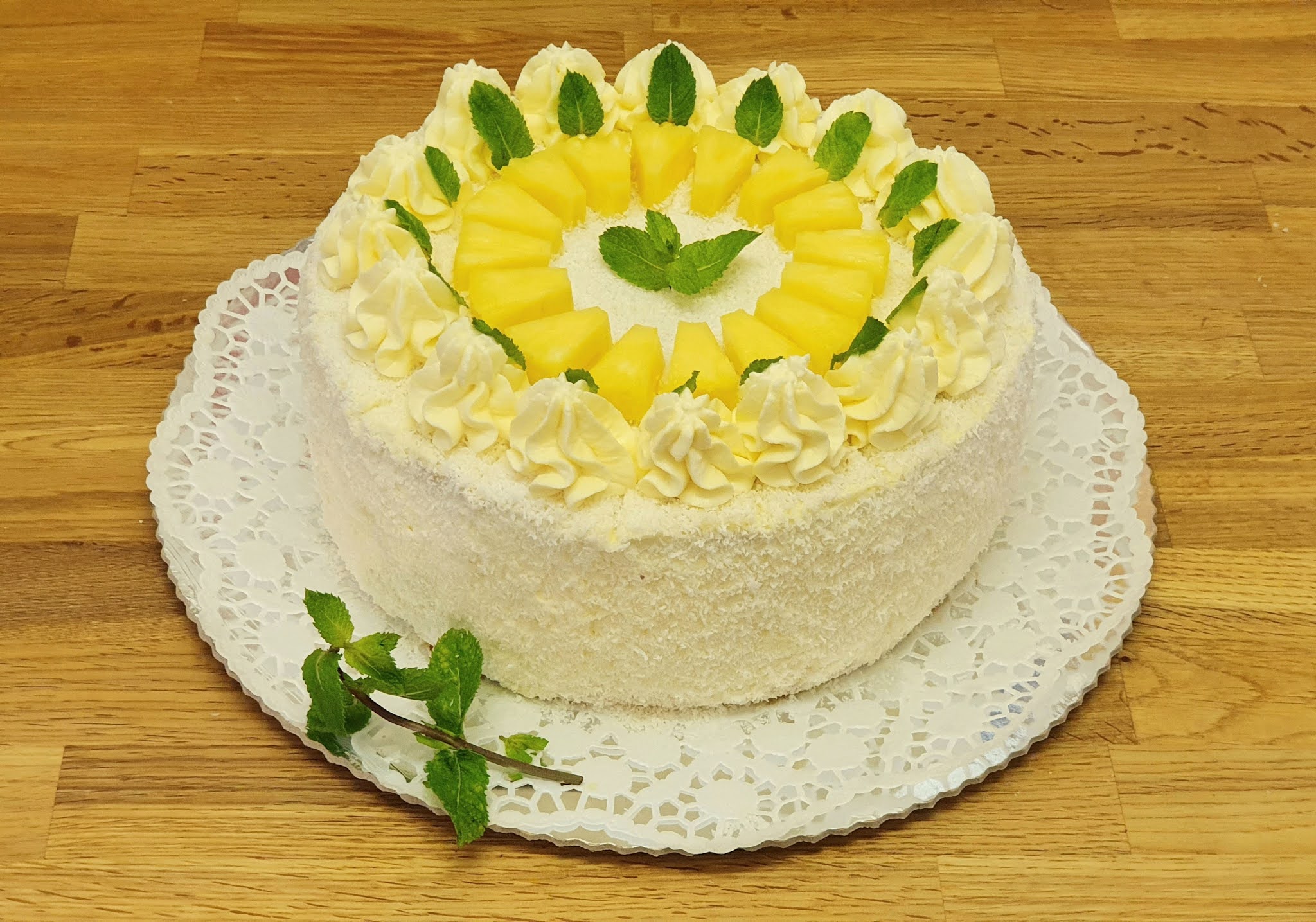 Lilian&amp;#39;s Baking Inspiration: 🍍🥥🍍🥥🍍 Kokos Ananas Curd Torte🍍🥥🍍🥥🍍