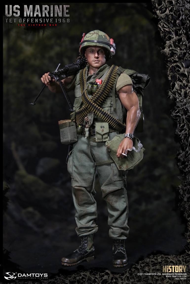 toyhaven Dam Toys History Series 1/6th scale Vietnam War U.S. Marine