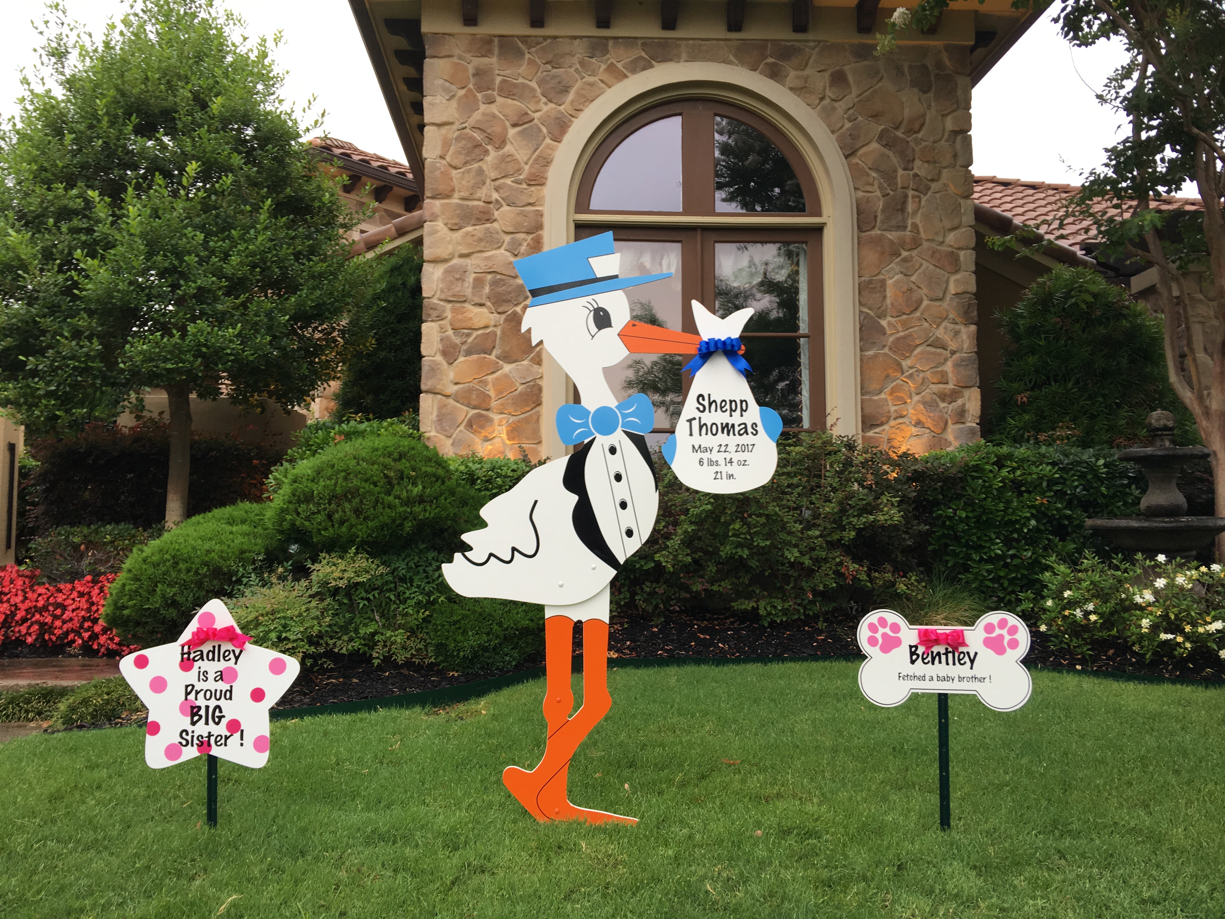 Use a Yard Sign for Your Baby Shower