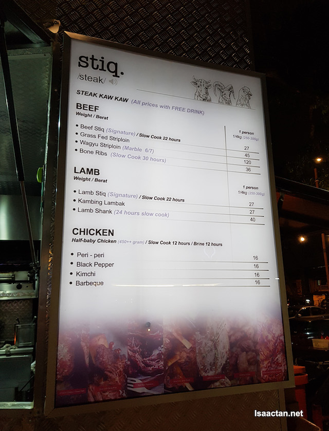 Check out the menu selection, good stuff I tell you!