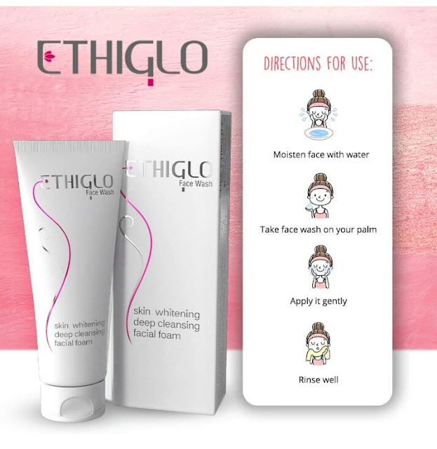 ETHIGLO SKIN WHITENING DEEP CLEANSING FACE WASH REVIEW: