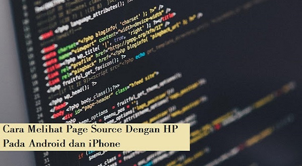 melihat page source di android
