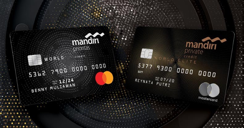 Cards of Mandiri Bank.