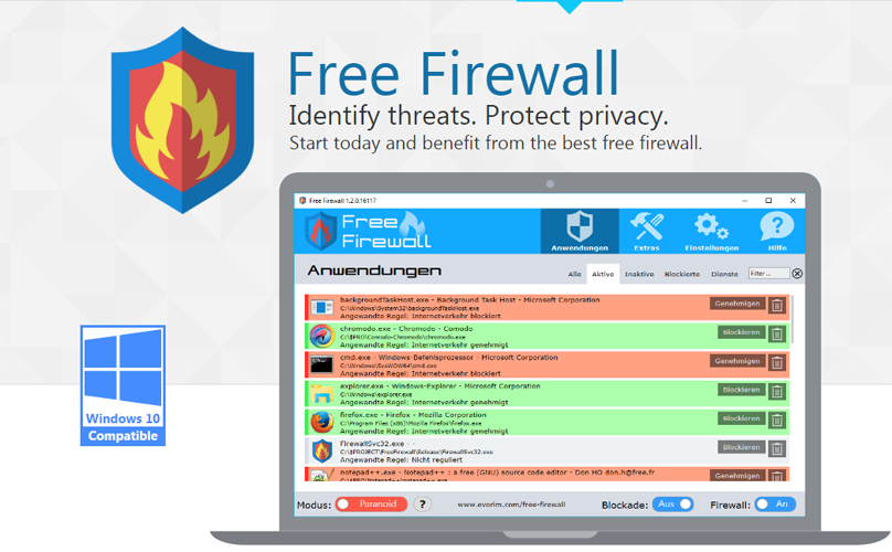 تحميل Free Firewall 2024 الحماية ضد جمع أنواع التهديدات مجانا برابط مباشر